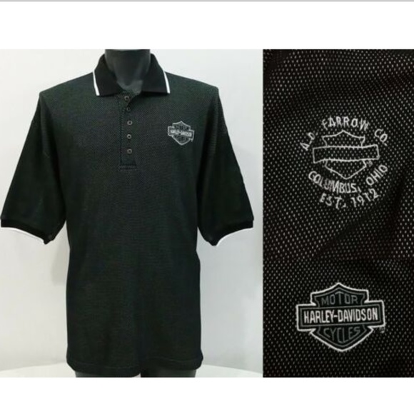 Harley-Davidson AD Farrow Columbus Ohio Shirt M - Picture 1 of 8